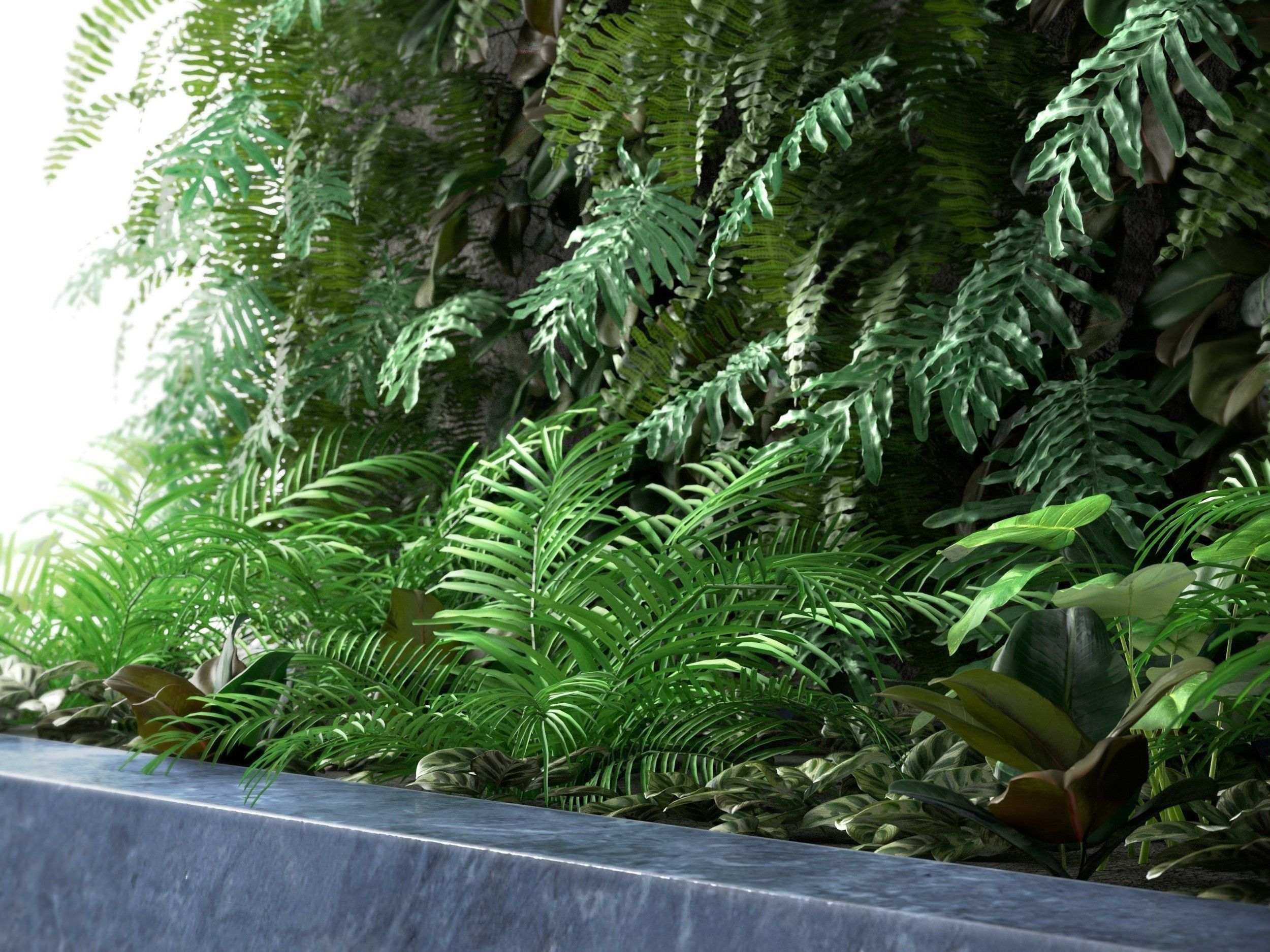 Vertical Garden 1 3D model_3