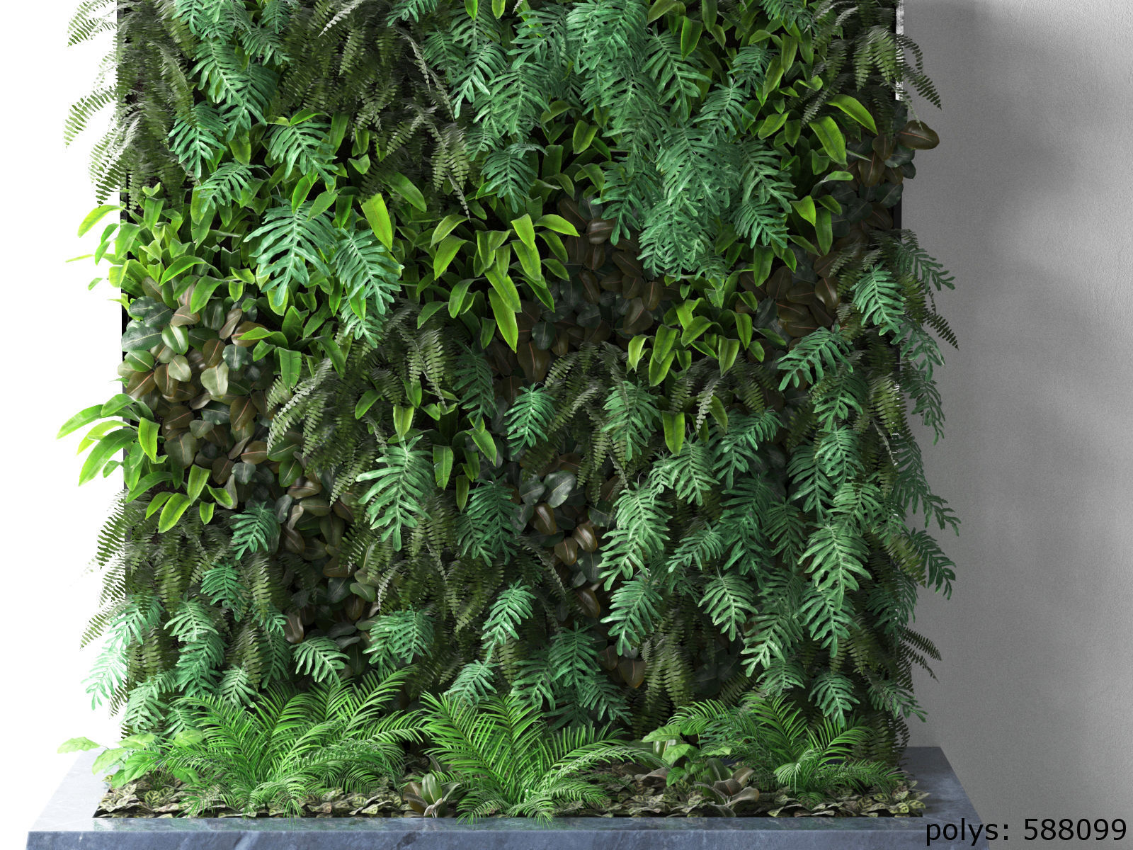Vertical Garden 1 3D model_8