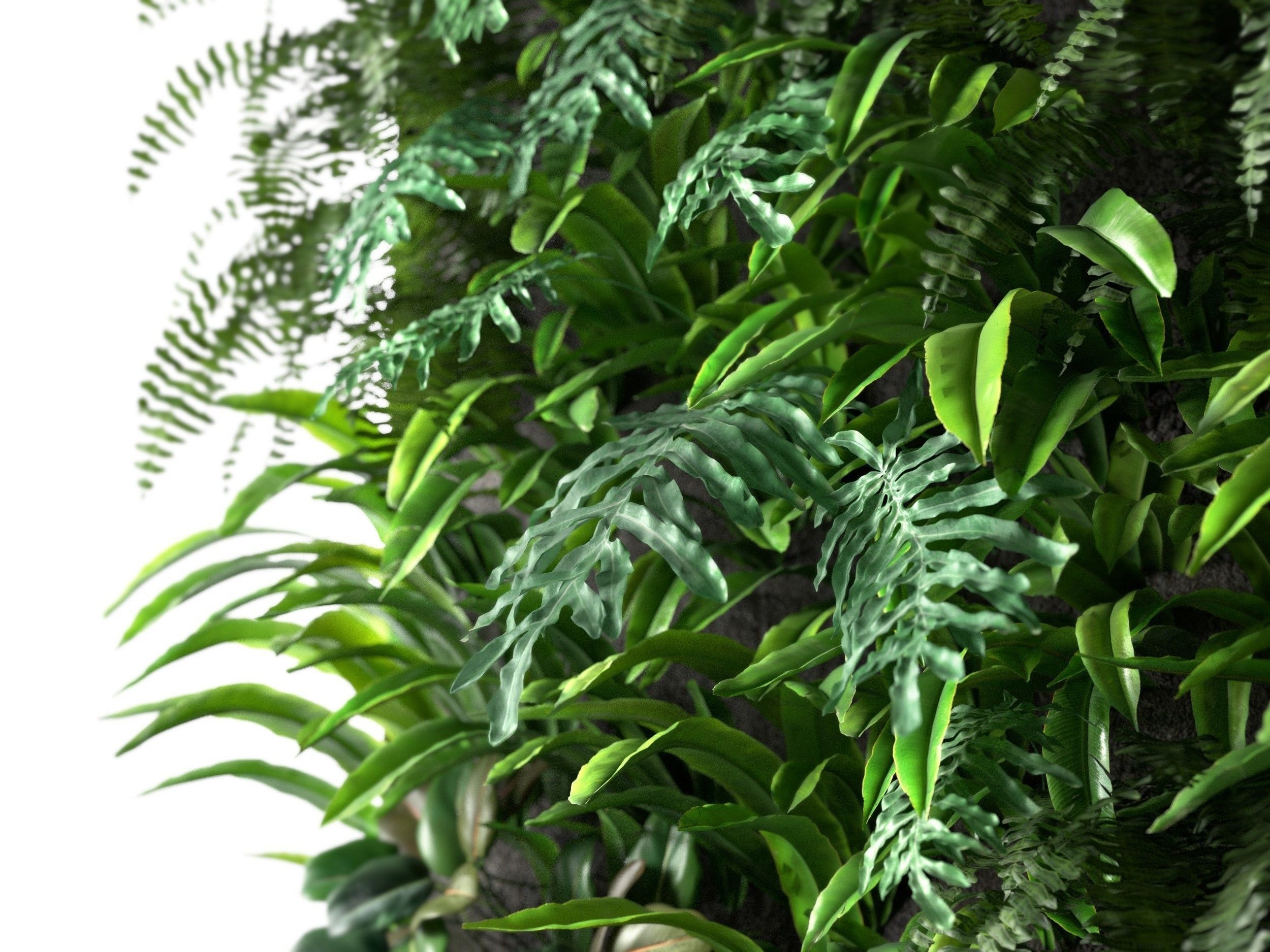 Vertical Garden 1 3D model_2