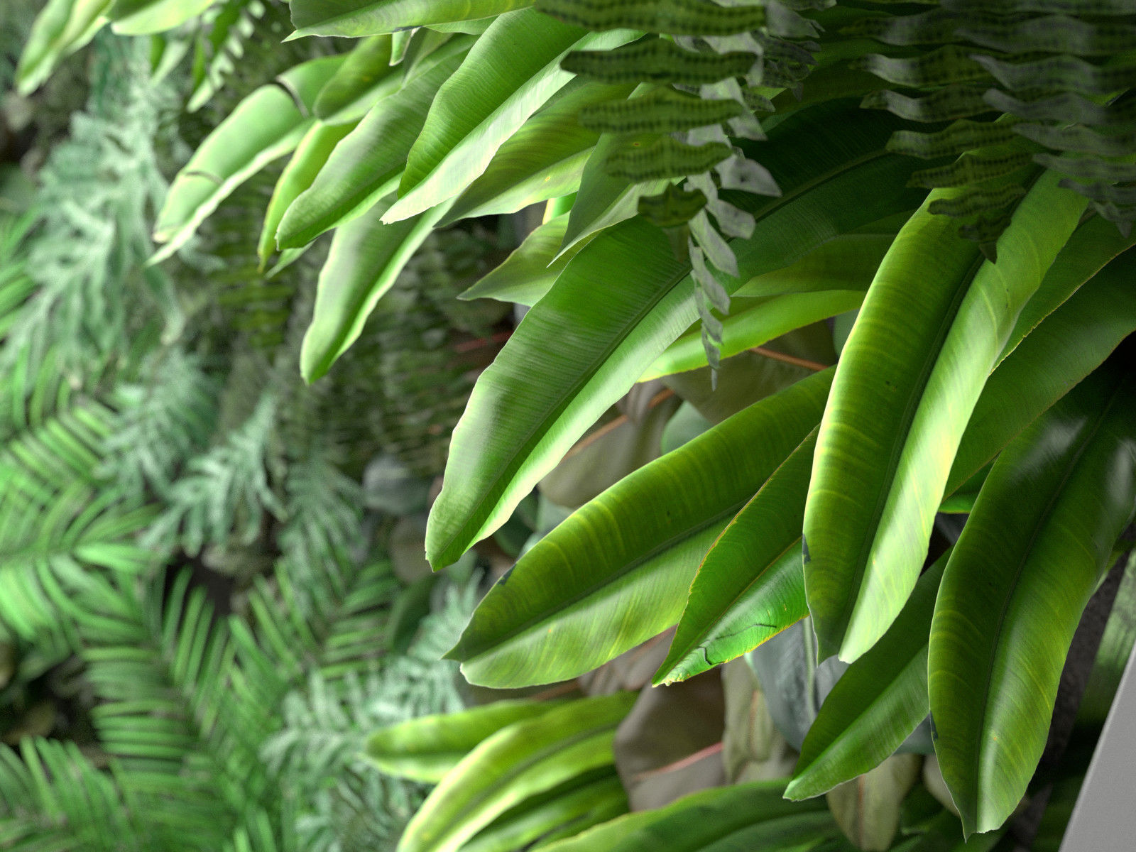 Vertical Garden 1 3D model_4