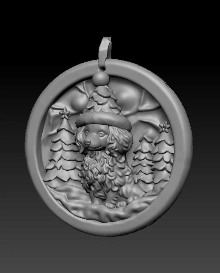 Dog Wall Hanging Decor 3D print model