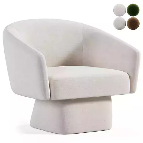 Bruno Lounge Chair 3D model