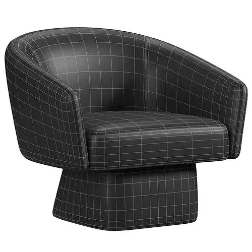 Bruno Lounge Chair 3D model 6