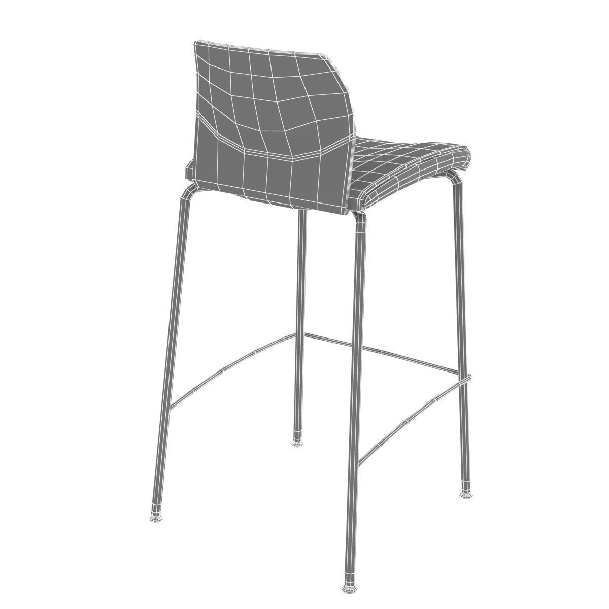 allermuir fleur bar chair 3D model_10