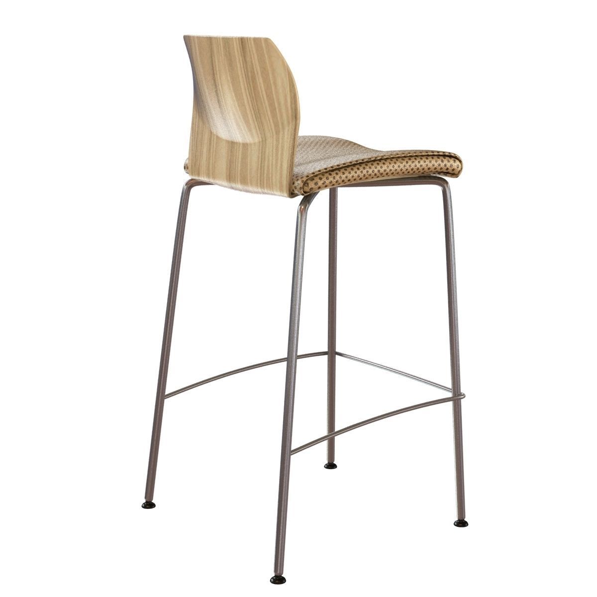 allermuir fleur bar chair 3D model_4