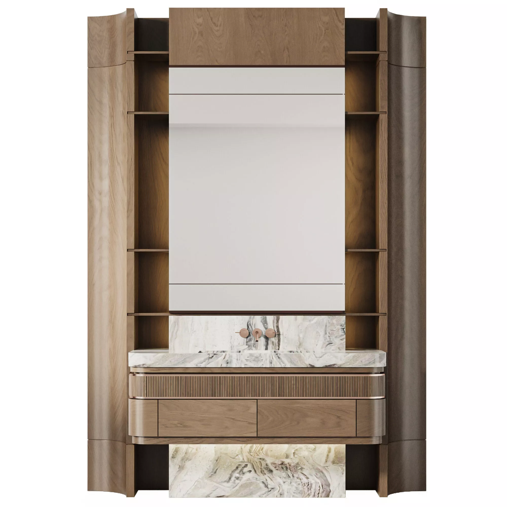 Bathroom Furniture 09 Low-poly 3D model