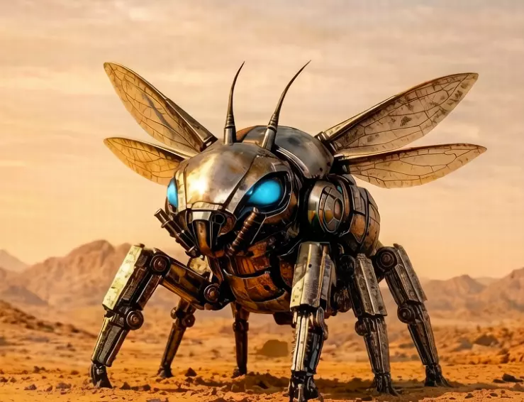 Mars battle bug drone 3D print model