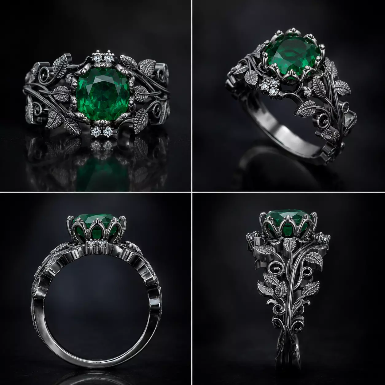 Diamond Rings 3D print model