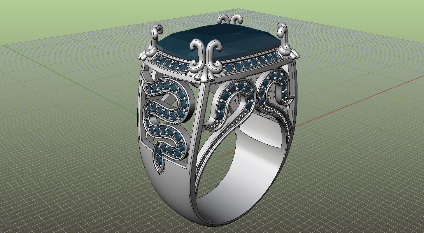 Ring snake 3D print model_2
