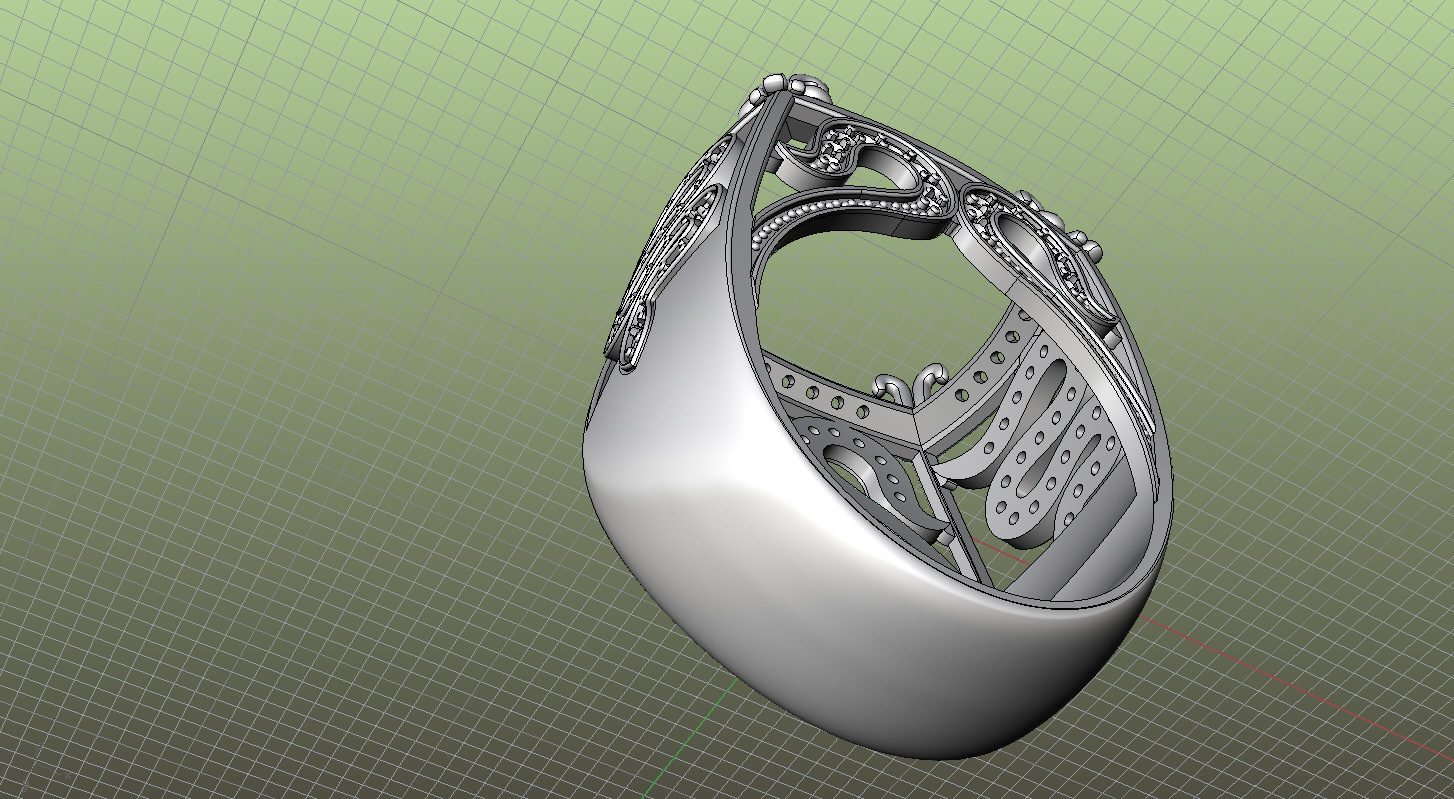 Ring snake 3D print model_4
