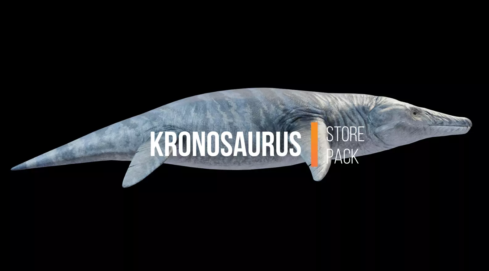 Kronosaurus Asset Pack Low-poly 3D model