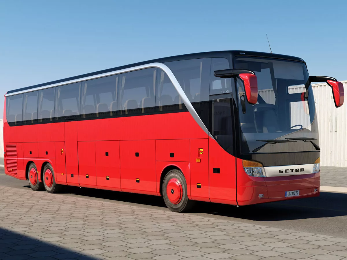 Setra S 417 HDH 3D model