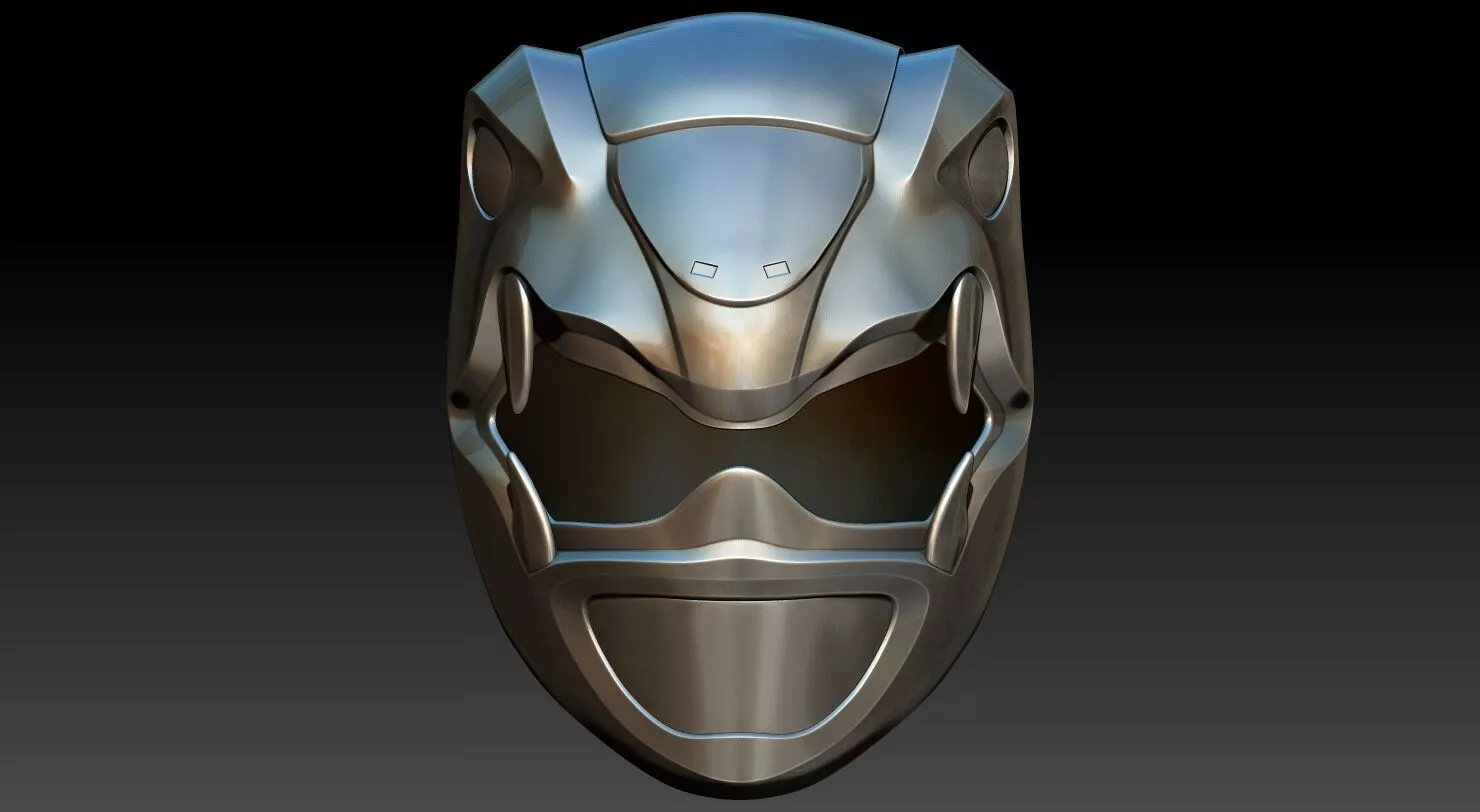 red ranger helmet custom 3D print model