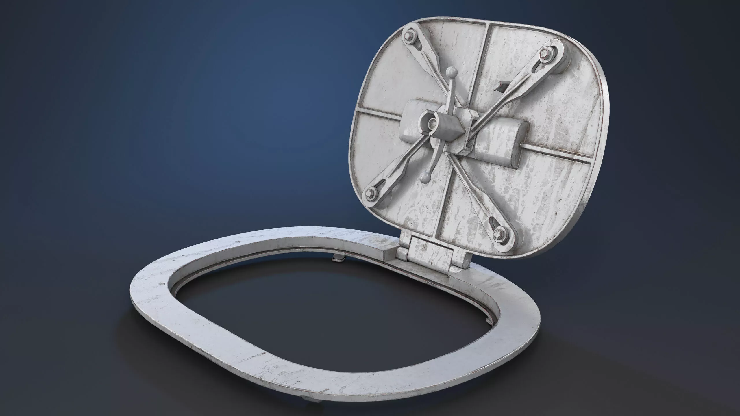Deck Hatch PBR 3D model