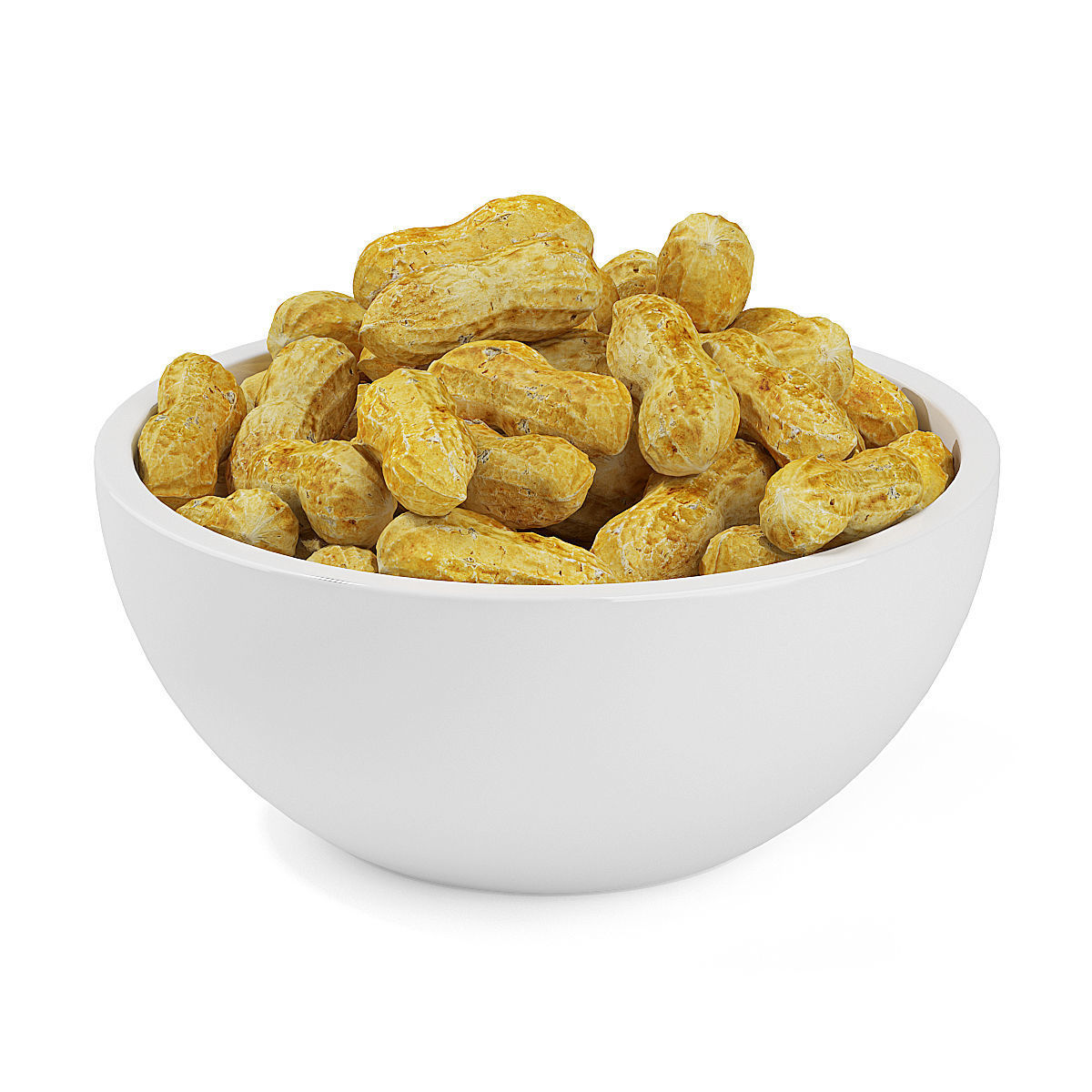Bowl of Peanuts 3D model_2