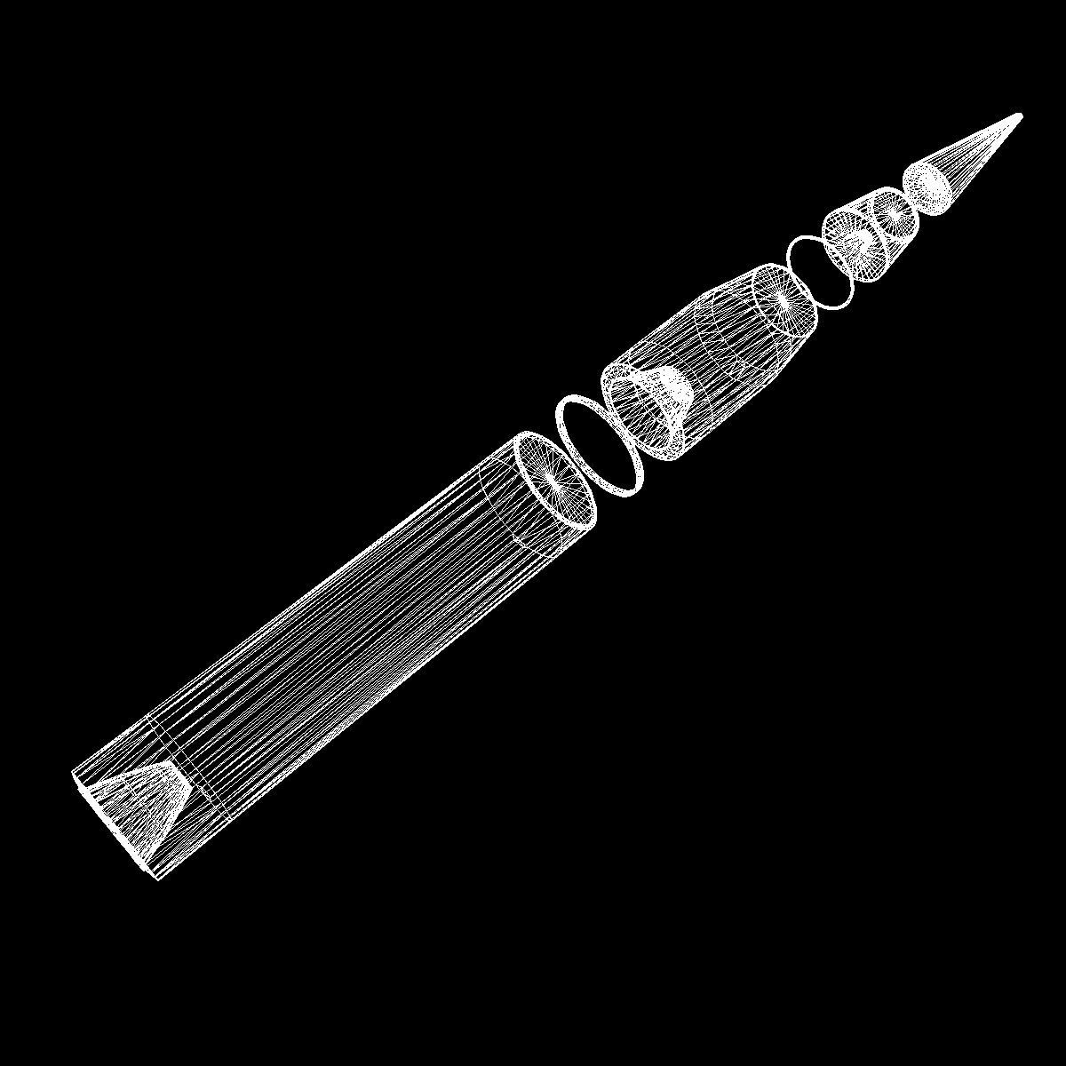 AGNI-5-01 test missile 3D model_5