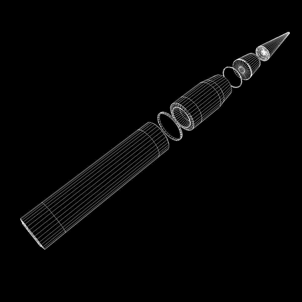 AGNI-5-01 test missile 3D model_11