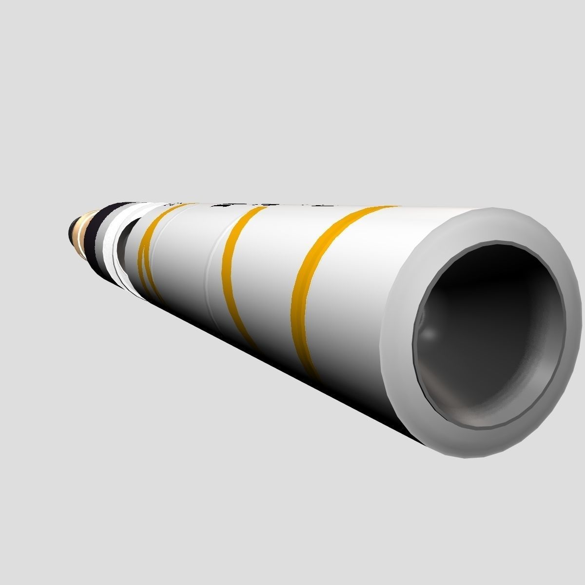 AGNI-5-01 test missile 3D model_7