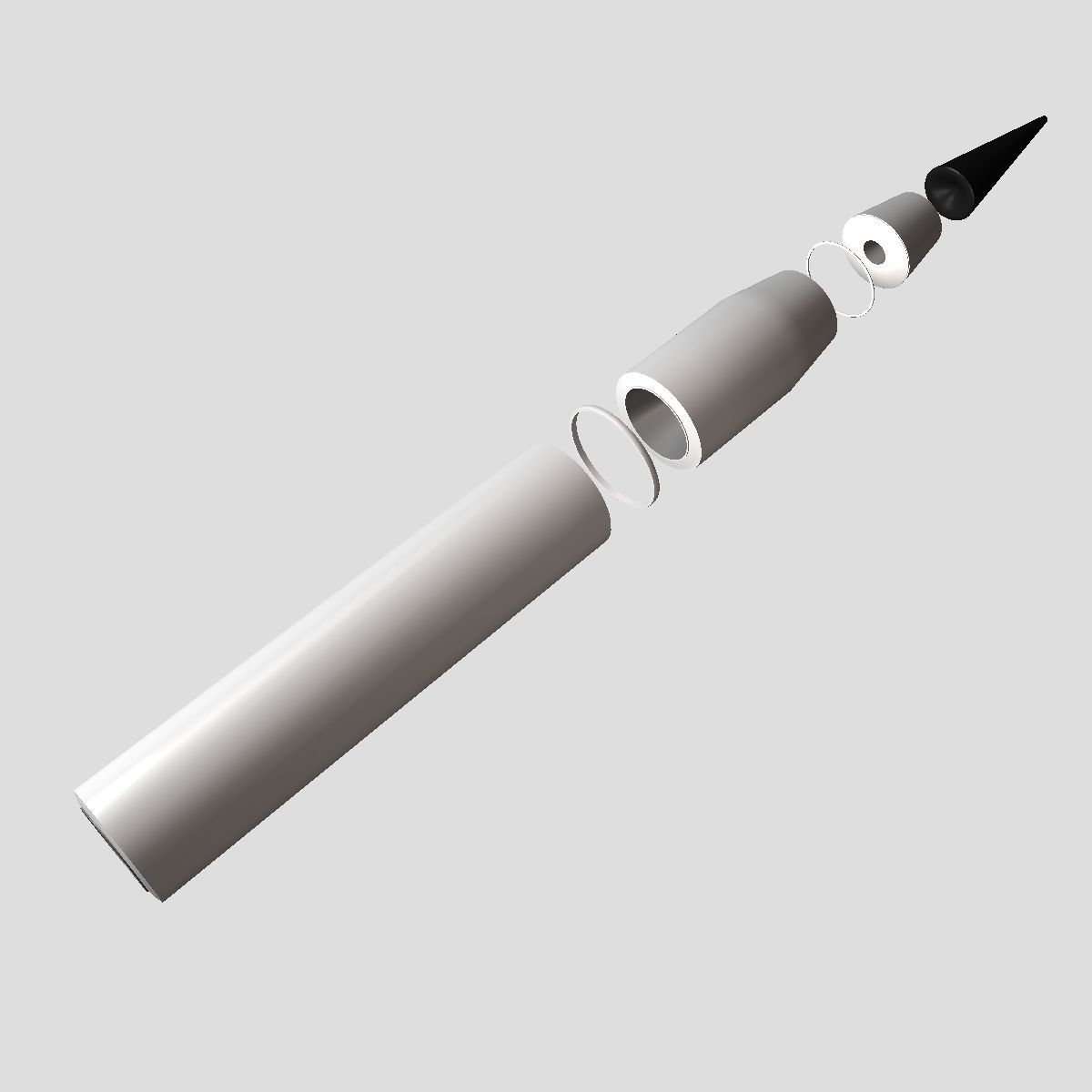 AGNI-5-01 test missile 3D model_10