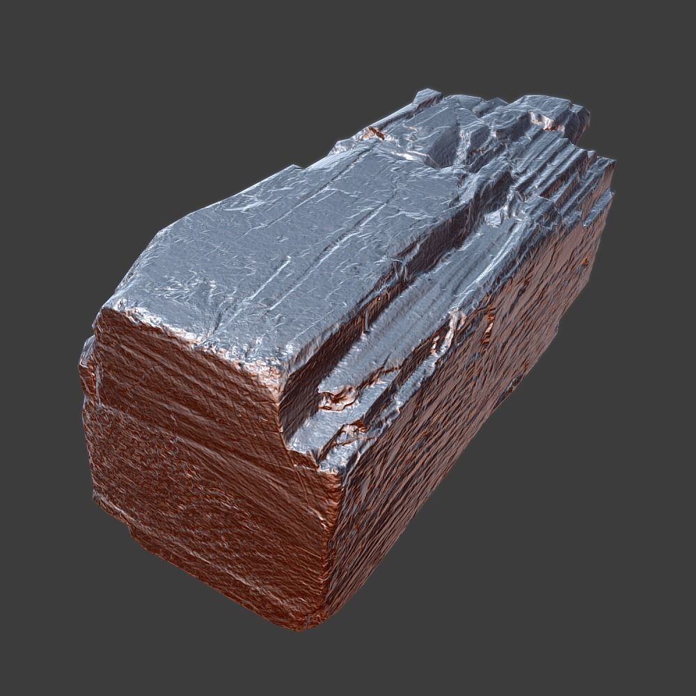 Wood Timber Debris Low-poly 3D model_3