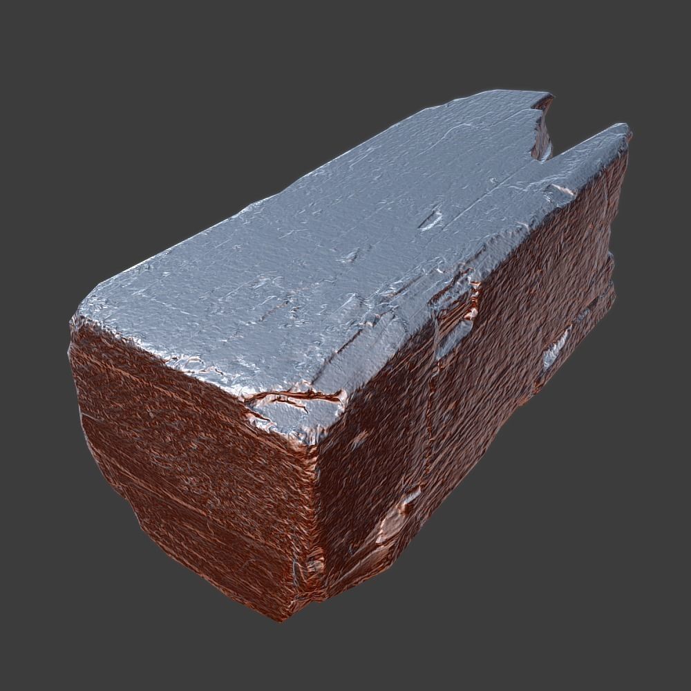 Wood Timber Debris Low-poly 3D model_7