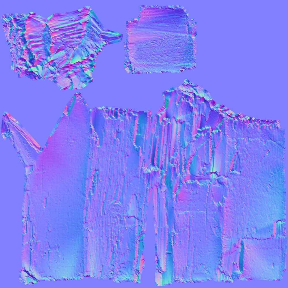 Wood Timber Debris Low-poly 3D model_18