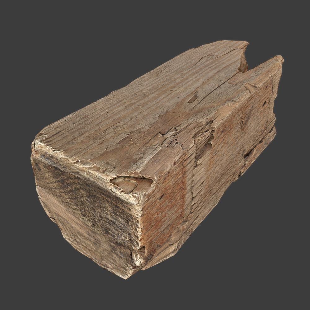 Wood Timber Debris Low-poly 3D model_4