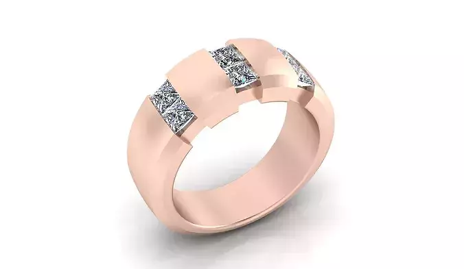 princes cut high jewelry ring 