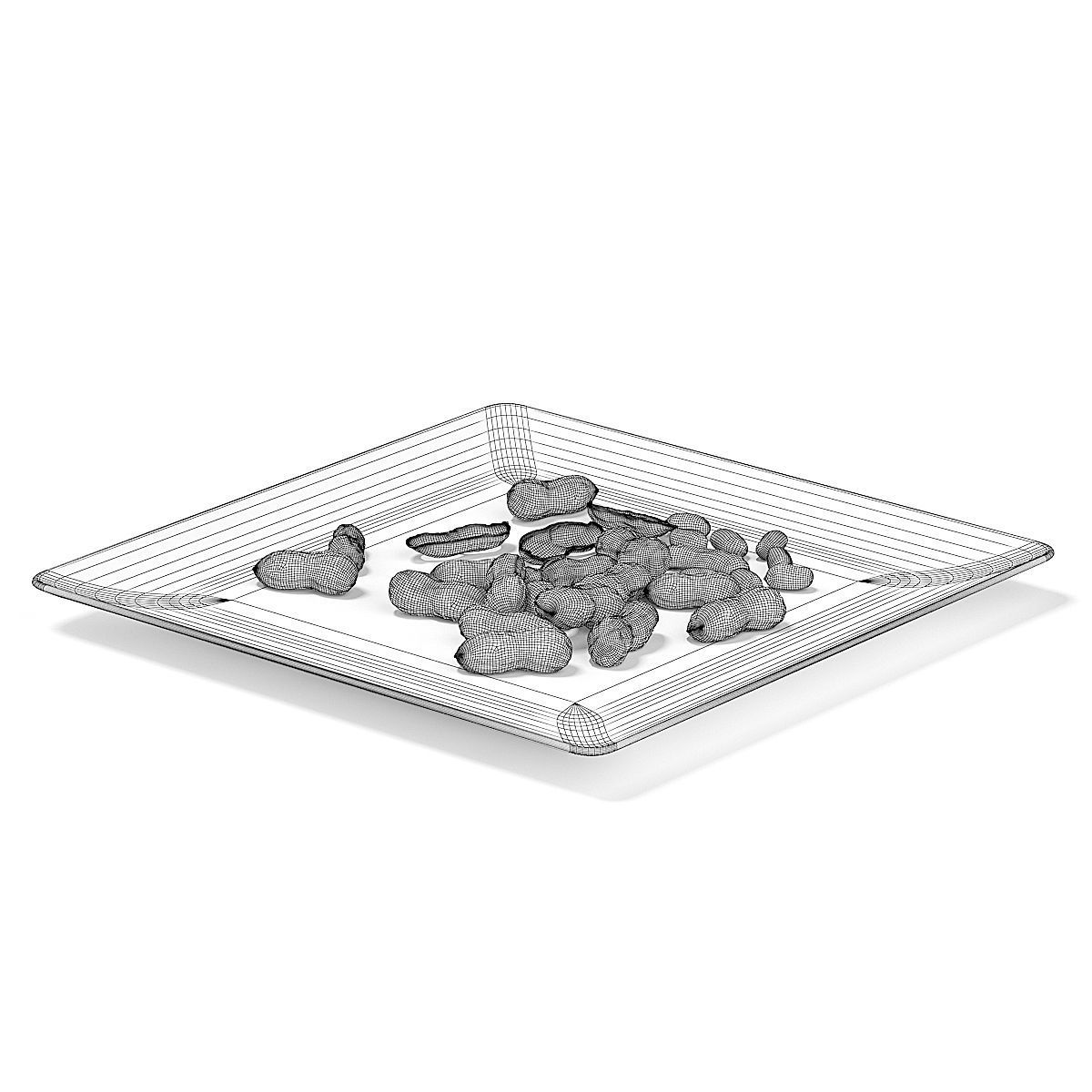 Whole and Peeled Peanuts 3D model_3