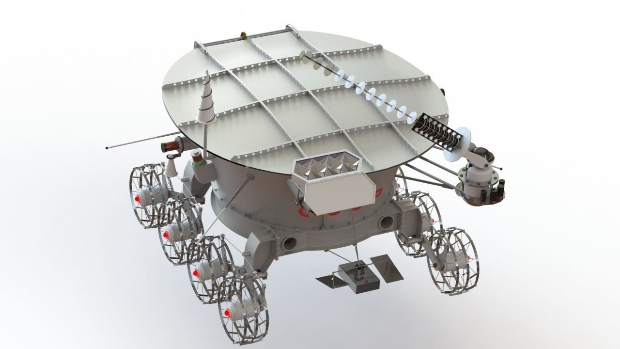 Lunokhod 1 USSR 3D model_3