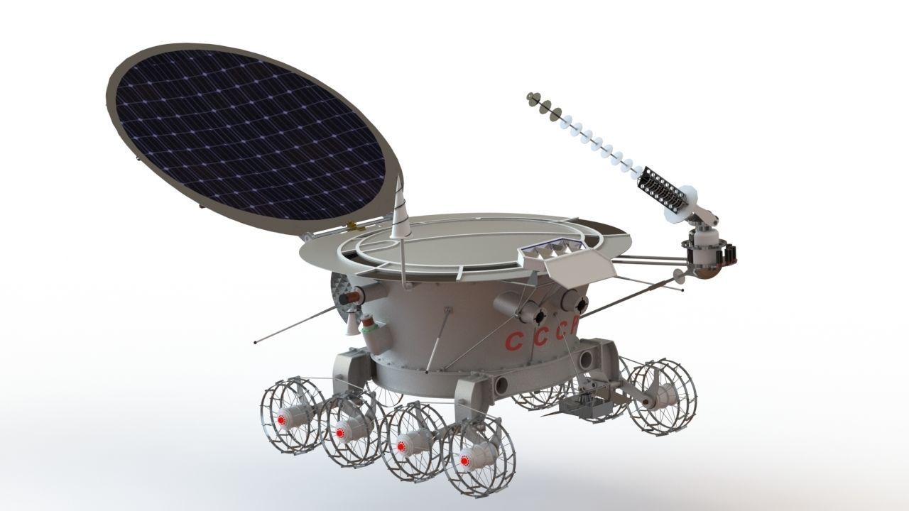 Lunokhod 1 USSR 3D model_1