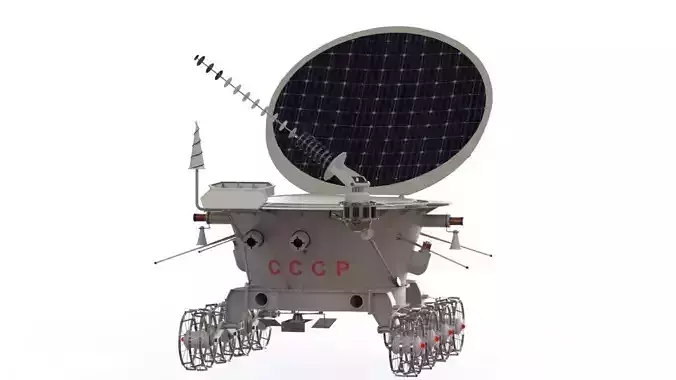 Lunokhod 1 USSR 3D model