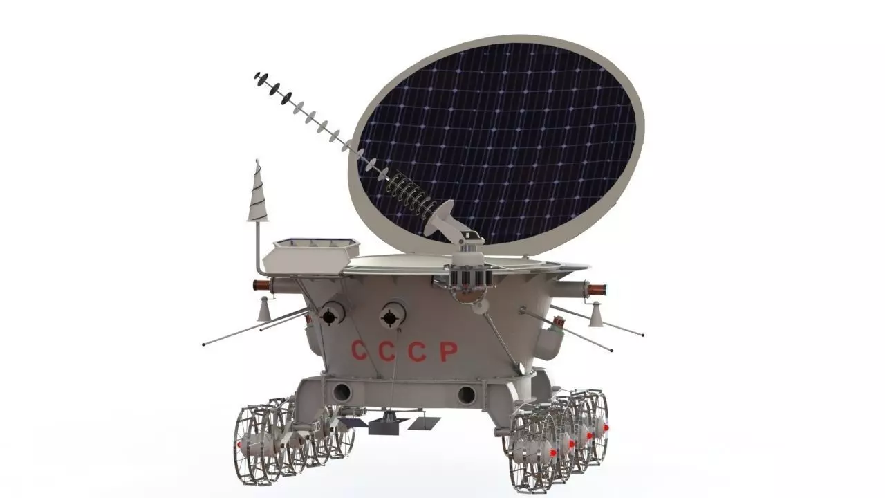 Lunokhod 1 USSR 3D model_0
