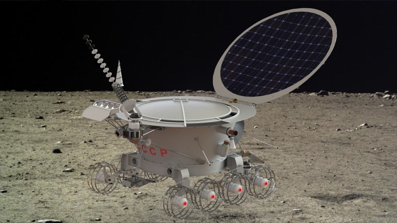 Lunokhod 1 USSR 3D model_4