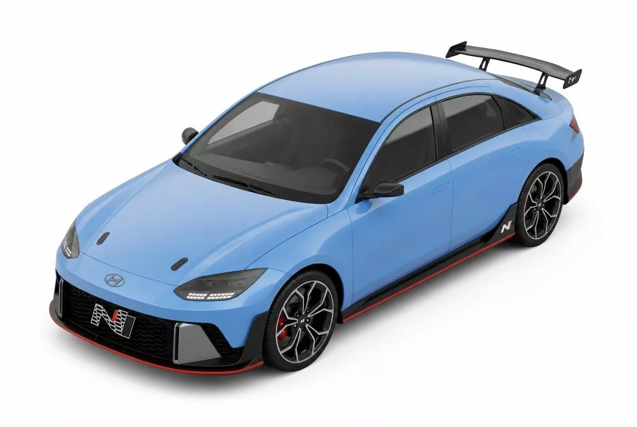 Hyundai RN22e Concept High Performance Electric Sports Sedan 3D model