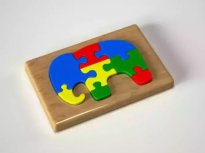 Elephant Puzzle Toy