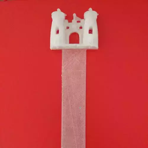 Classic Fairytale Castle Bookmark 3D print model