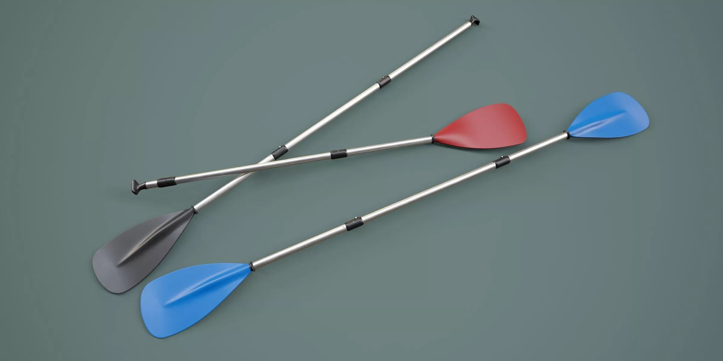 SUP Paddle Set PBR Low-poly 3D model