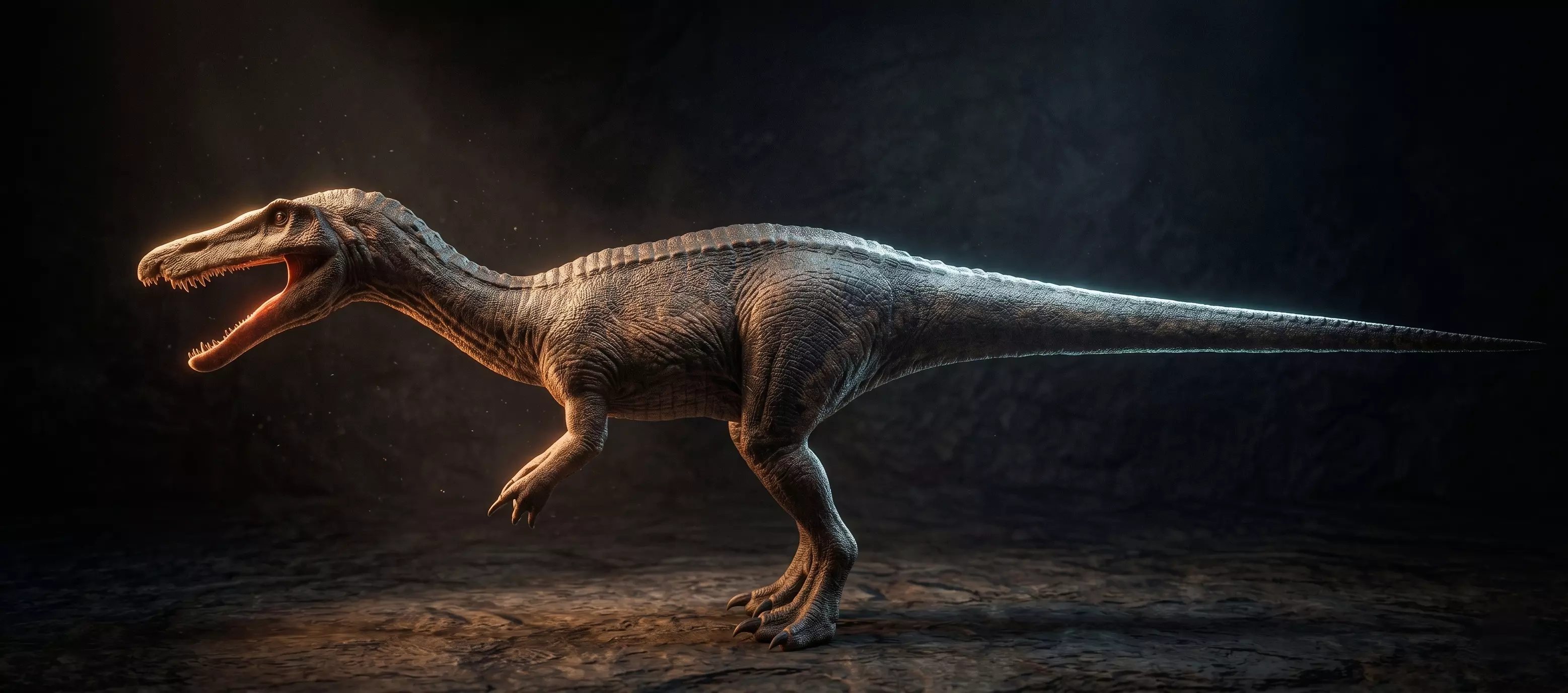 AAA Dinosaur Game Asset Rigged Game Ready rigged blender Model Low-poly 3D model