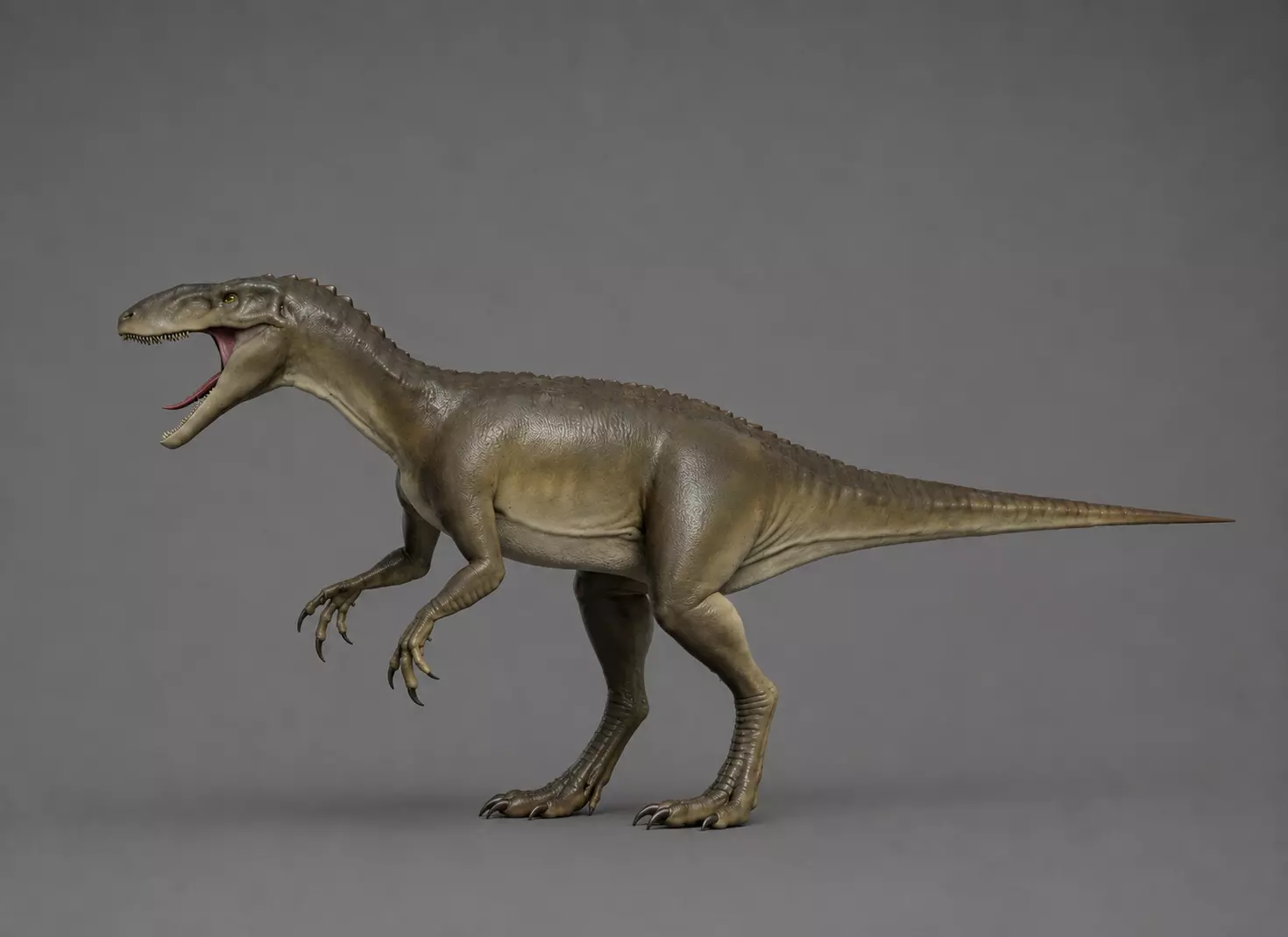 Game Ready Carnivore Dinosaur Rigged blender Model PBR Creature Low-poly 3D model