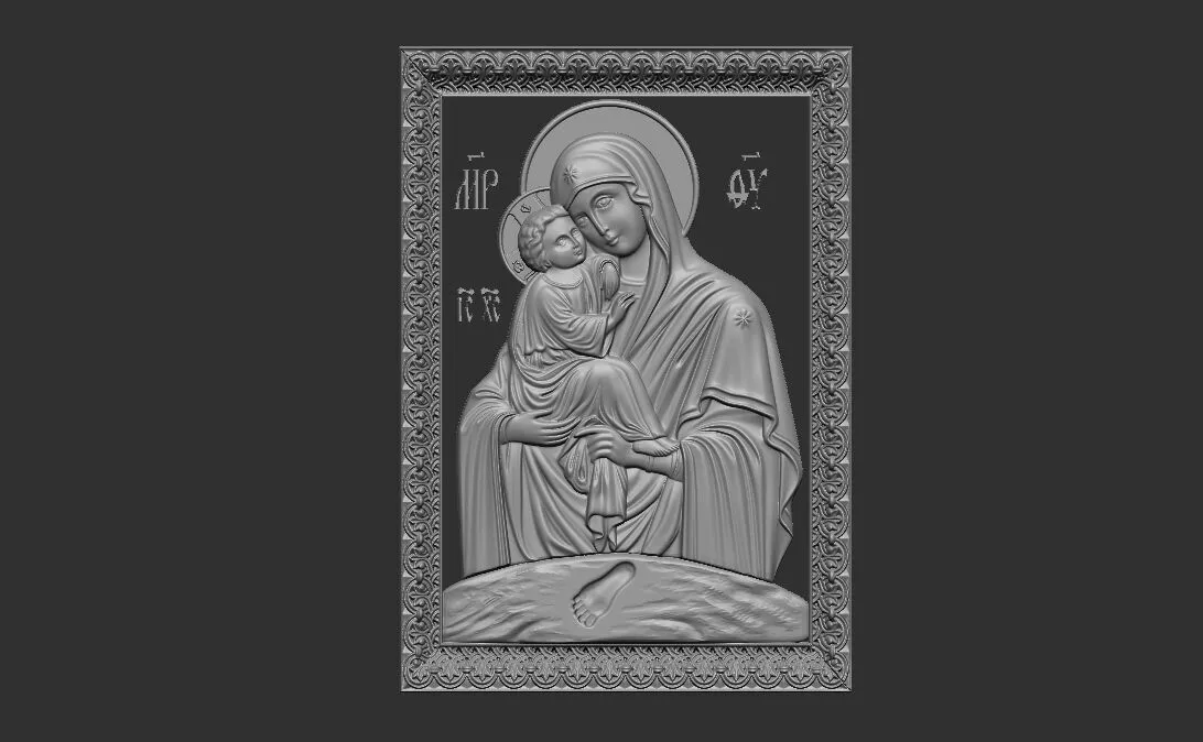 Saint Mary -Jesus mother 3D print model