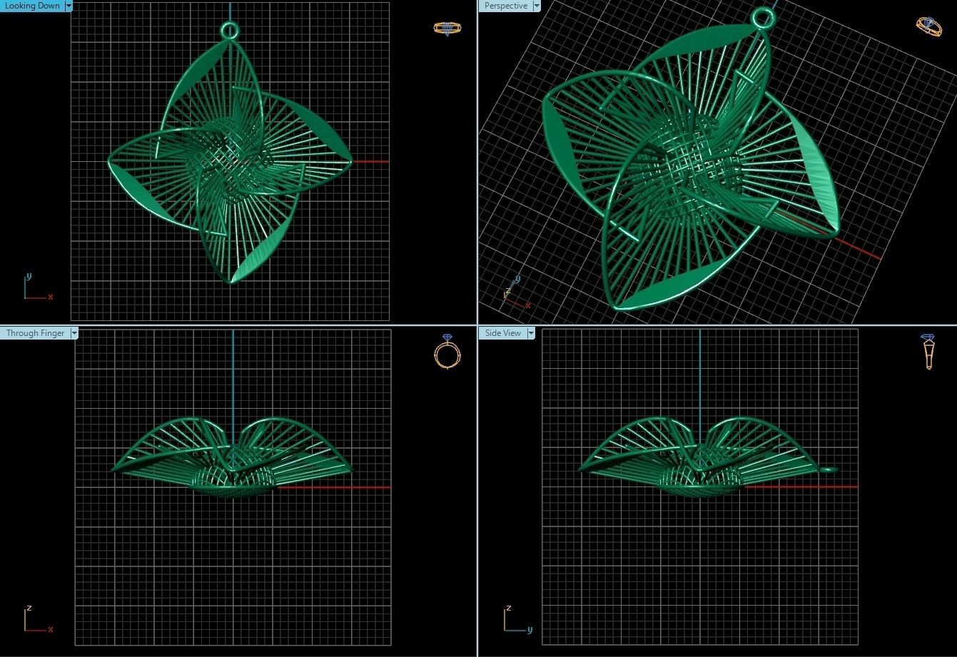 Pendant ultra vision  HSFZ-X 053-P 3D print model_1