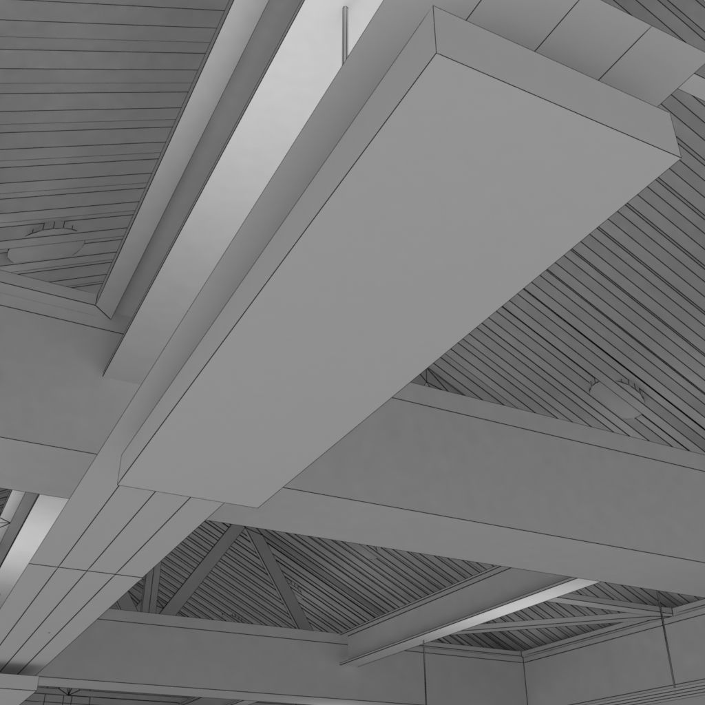 Industrial factory loading bay area 3D model_21