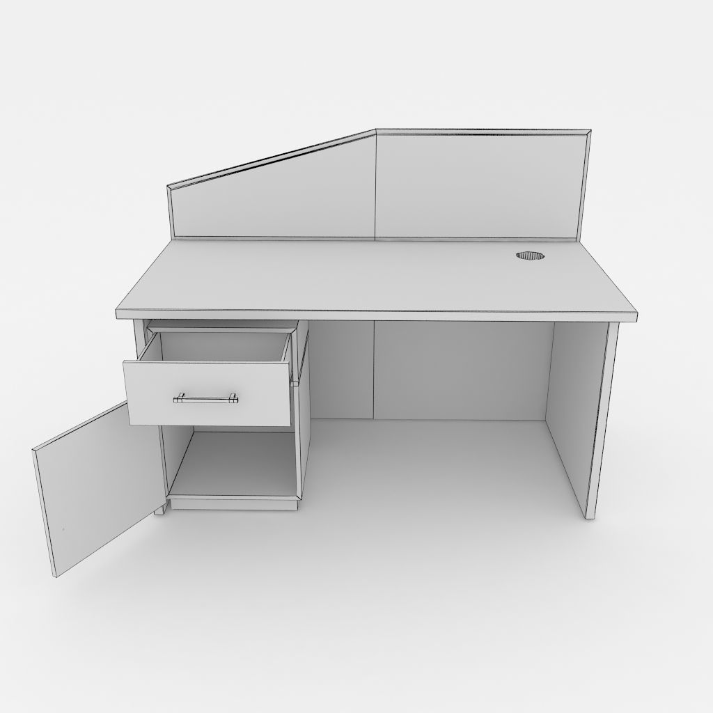 Industrial factory loading bay area 3D model_34