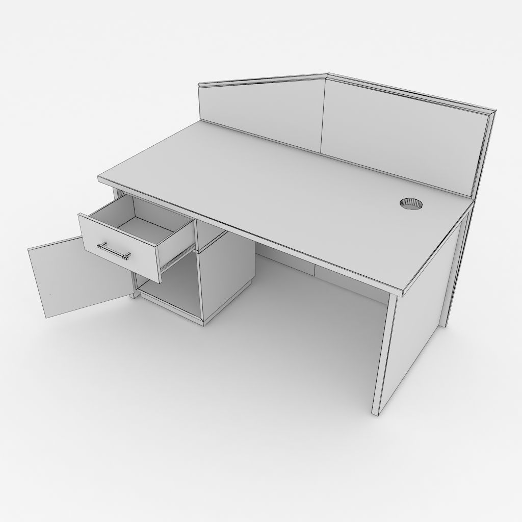 Industrial factory loading bay area 3D model_36
