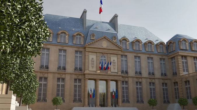 Elysee French Republic Palace 3D model