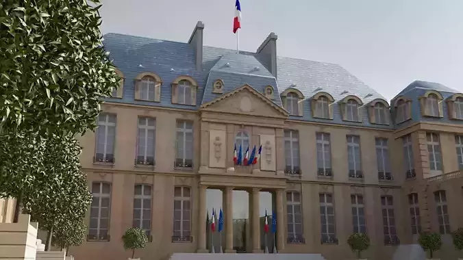 Elysee French Republic Palace 3D model
