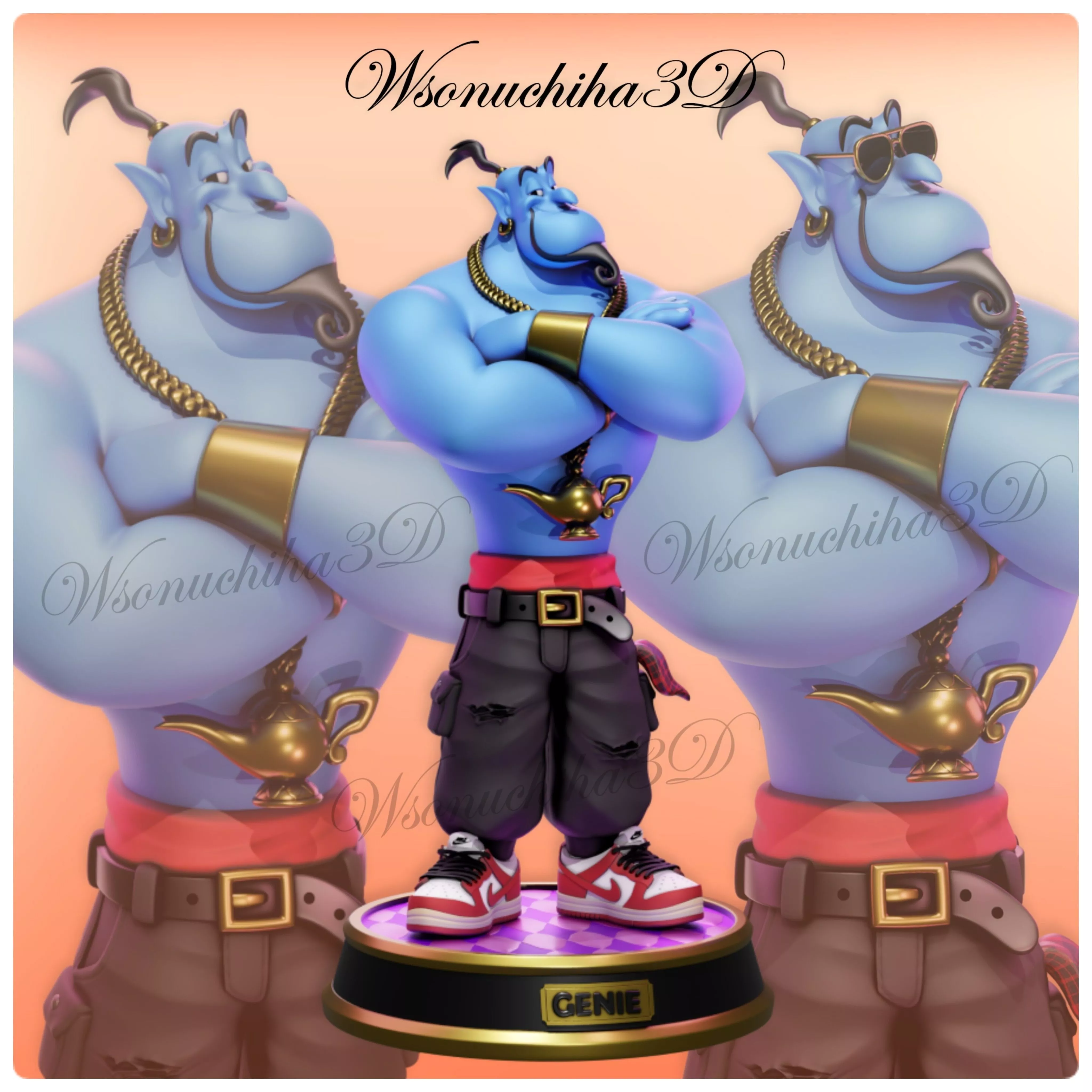 Urban Vibes Genie - Aladdin - Disney 3D print model