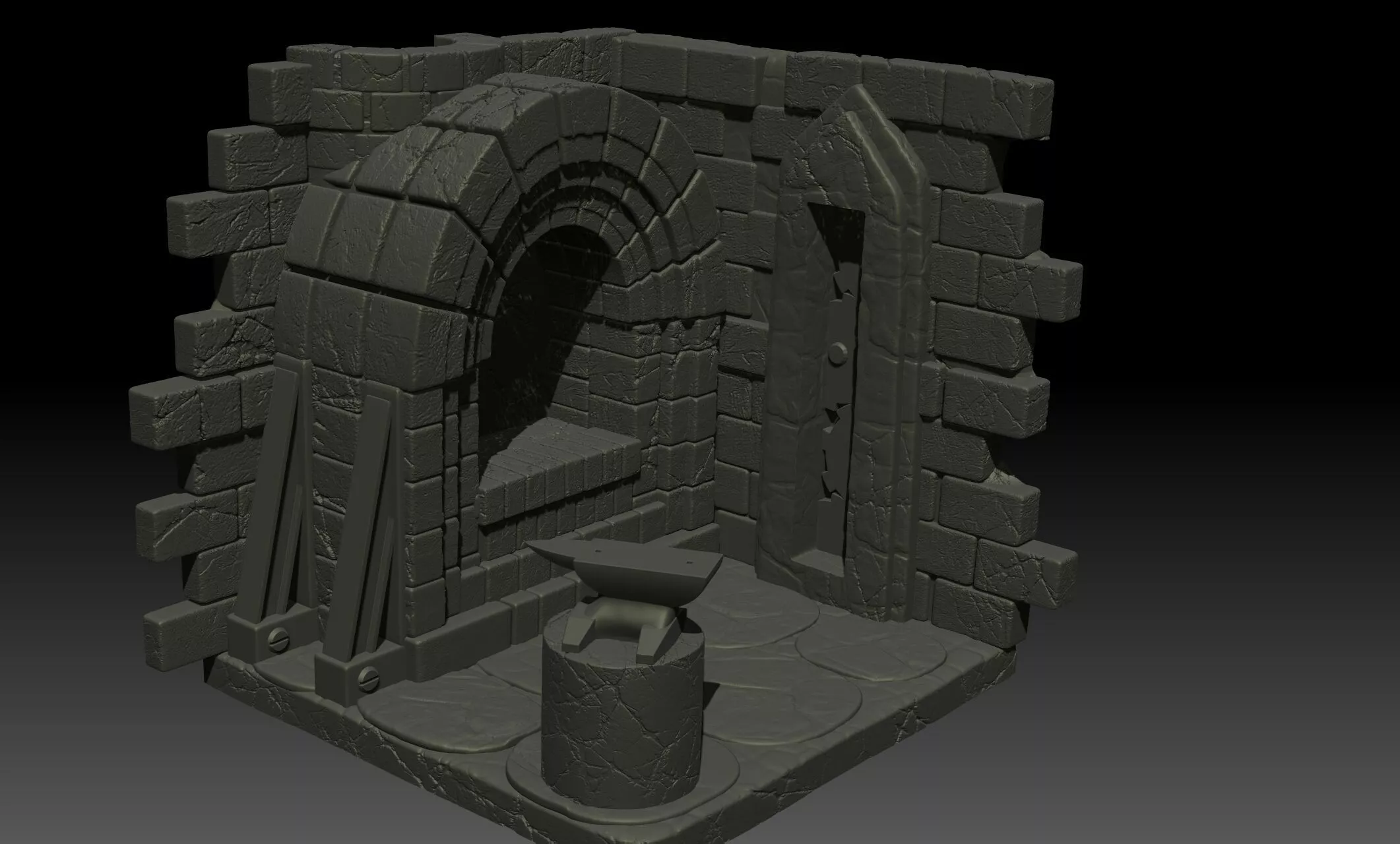 Dwarven Forge Diorama 3D print model
