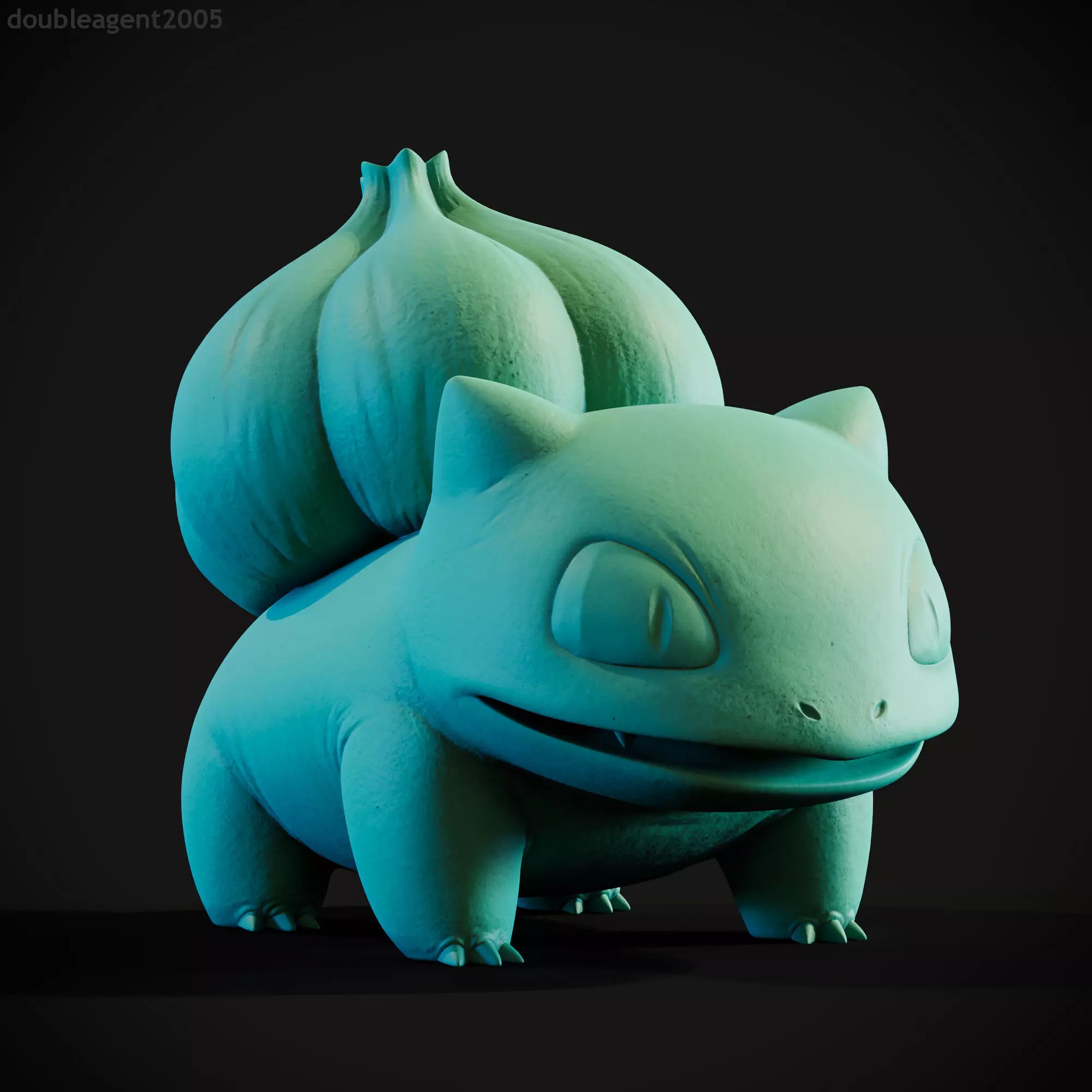 Pokemon Bulbasaur 3d print model 3D print model
